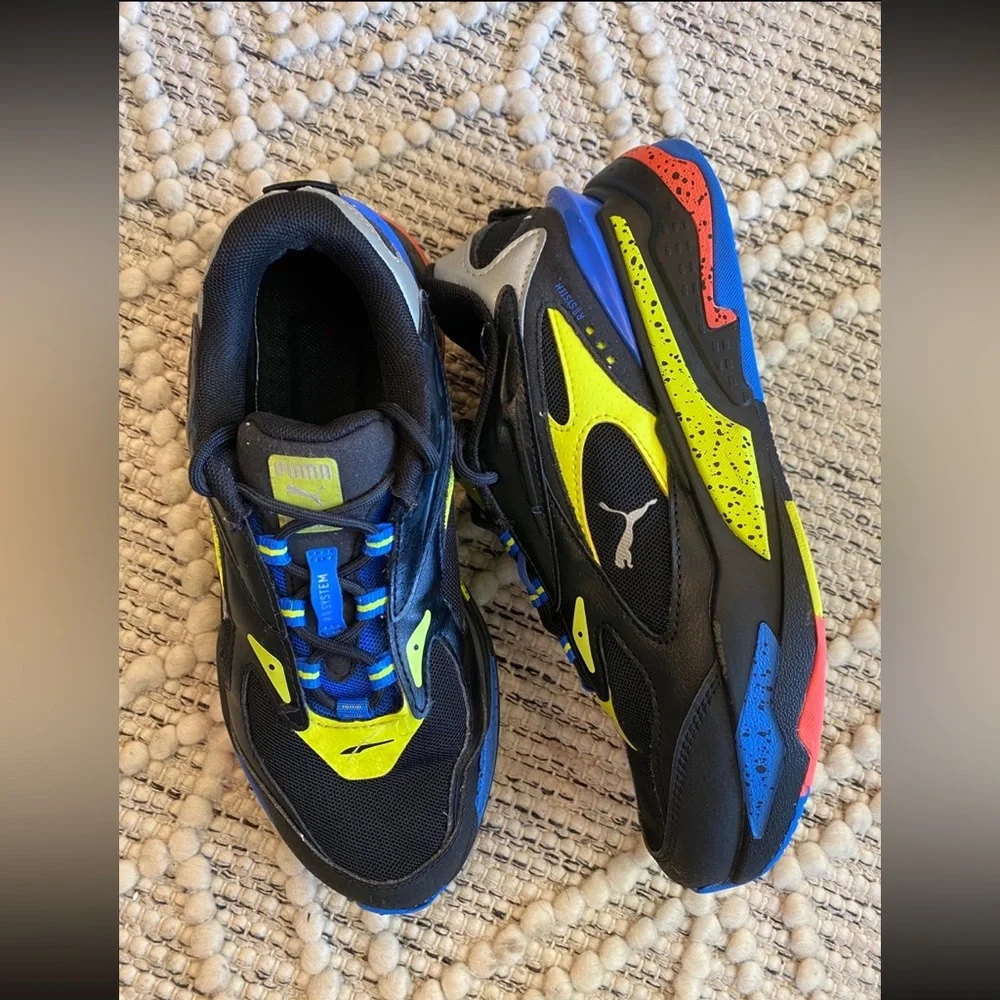 Puma RS-Fast Laser Tag ‎ Size 4.5Y Shoes Sneakers